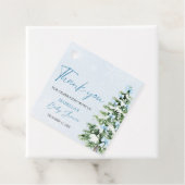 Blue Bows Baby It's Cold Outside Baby Dusche Geschenkanhänger (Beispiel)