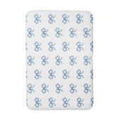 Blue Bows Badematte (Vorderseite Vertikal)