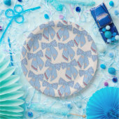 Blue Bows Coquette Pappteller (Party)