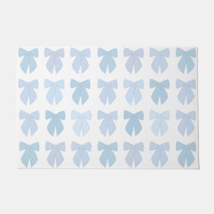 Blue Bows Fußmatte