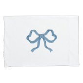 Blue Bows Kissenbezug (Vorderseite-Rechts)