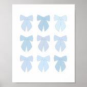 Blue Bows Poster (Vorne)