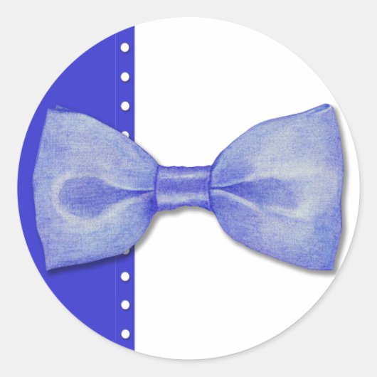 Blue Bowtie Sticker (Vorderseite)