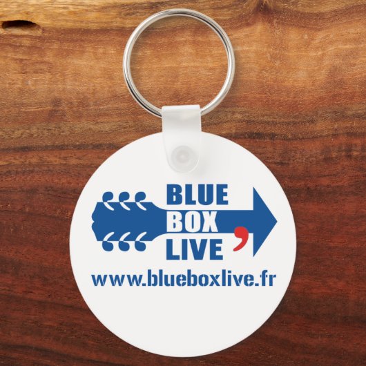 Blue Box Live Schlüsselanhänger (Vorderseite)