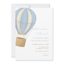 Blue Boy Adventure erwartet die Einladung zur Baby