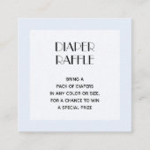 Blue Boy Baby Duschdusche Windelwanne Begleitkarte (Vorderseite)