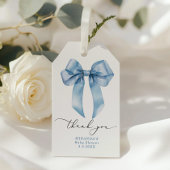 Blue Boy Baby Dusche Danke Geschenkanhänger