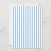 Blue Boy Baby Dusche Einladung (Rückseite)