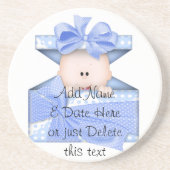 Blue Boy Baby Duschglas Untersetzer (Vorne)