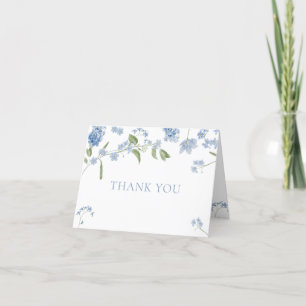 Blue Boy Baby in Bloom Baby Dusche Danke Karte
