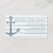 Blue Boy Baby Showbücher für Baby Begleitkarte (Vorderseite)