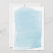 Blue Boy Baby Shower , es ist eine Baby-Dusche Einladung (Rückseite)