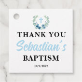 Blue Boy Baptisplatz Geschenkanhänger (Vorderseite)