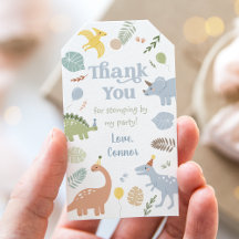 Blue Boy Boho Dinosaur Geburtstag Vielen Dank