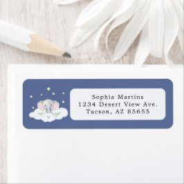 Blue Boy Elephant Little Peanut Baby Dusche