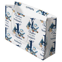 Blue Boy Erste Weihnachten Große Geschenktüte