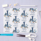 Blue Boy Erste Weihnachten Seidenpapier (Handwerk)