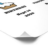 Blue Boy individuell für Ihr Hund-Foto Poster (Ecke)