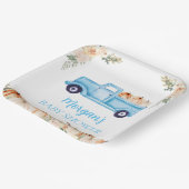 Blue Boy Little Pumpkin Niedlich Baby Dusche Pappteller (Gewinkelt)