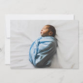 Blue Boy Mylar Balloon Baby Ankündigung (Rückseite)