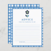 Blue Boy Niedlich Elephant Advice Eltern Kinderdus (Vorne/Hinten)