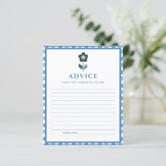 Blue Boy Niedlich Elephant Advice Eltern Kinderdus (Stehend Vorderseite)