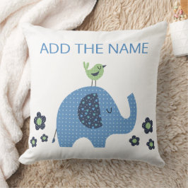 Blue Boy Niedlich Elephant Baby Duschkopf Kissen K