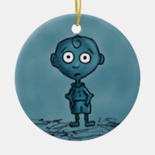 Blue Boy Ornament (Vorne)