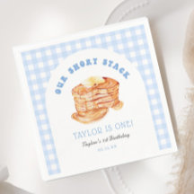 Blue Boy Pancake Frühstück 1. Geburtstag Party