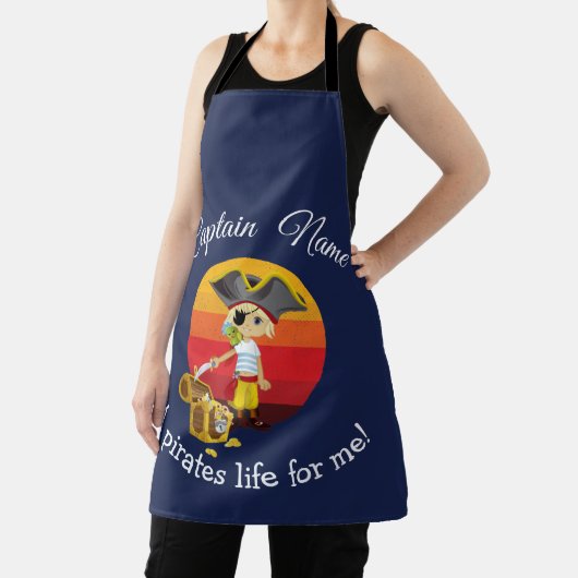 Blue Boy Party Pirate Schürze (InSitu)