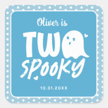 Blue Boy Two Spooky Halloween 2. Geburtstag