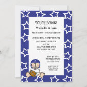 Blue-Boys-Babydusche Einladung (Vorderseite)