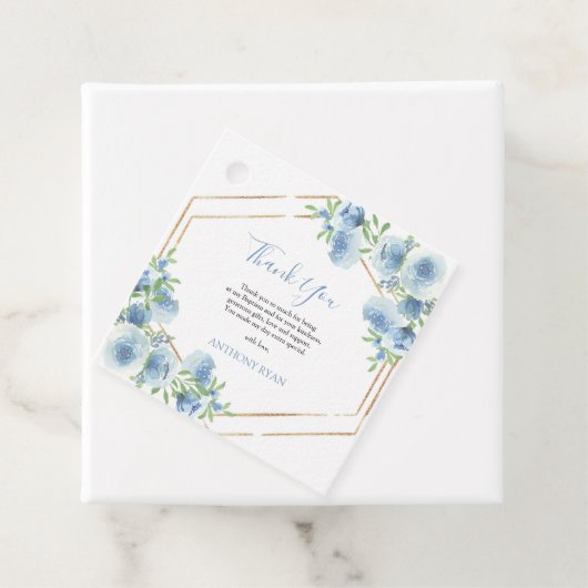 Blue Boys Baptisse Geschenkanhänger (Beispiel)