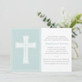 Blue Boys Erste Kommune Einladung (Stehend Vorderseite)