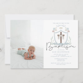 Blue Boys Foto erste Taufveranstaltung Einladung