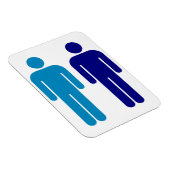Blue Boys LGBTQ Magnet (Rechte Seite)