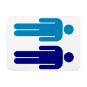Blue Boys LGBTQ Magnet (Horizontal)
