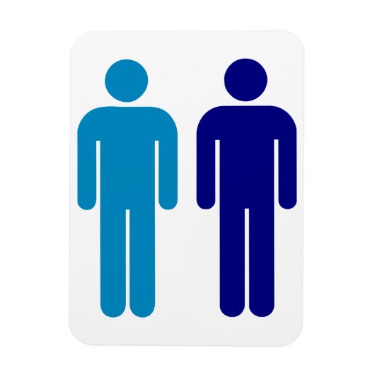 Blue Boys LGBTQ Magnet (Vertikal)