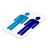 Blue Boys LGBTQ Magnet (Linke Seite)
