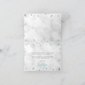 Blue Boy's Winter Weihnachtsdusche Danke (Innenseite)