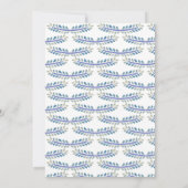 Blue Branches Probe Dinner Einladung (Rückseite)