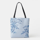 Blue Branches Tote Bag Tasche (Rückseite)