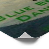 Blue Break Dancers Poster (Ecke)