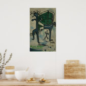 Blue Break Dancers Poster (Küche)