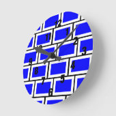 Blue Brick Uhr (Winkel)