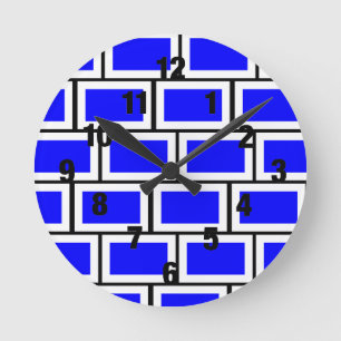 Blue Brick Uhr
