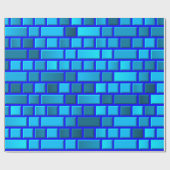 Blue Bricks Geschenkpapier (Flach)