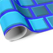 Blue Bricks Geschenkpapier (Rolleneckpunkt)
