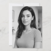 Blue Bridal Shower Invitations Hydrangea Einladung (Rückseite)