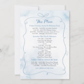 Blue Bridge befindet sich auf der Cloud Nine Bache Einladung (Rückseite)